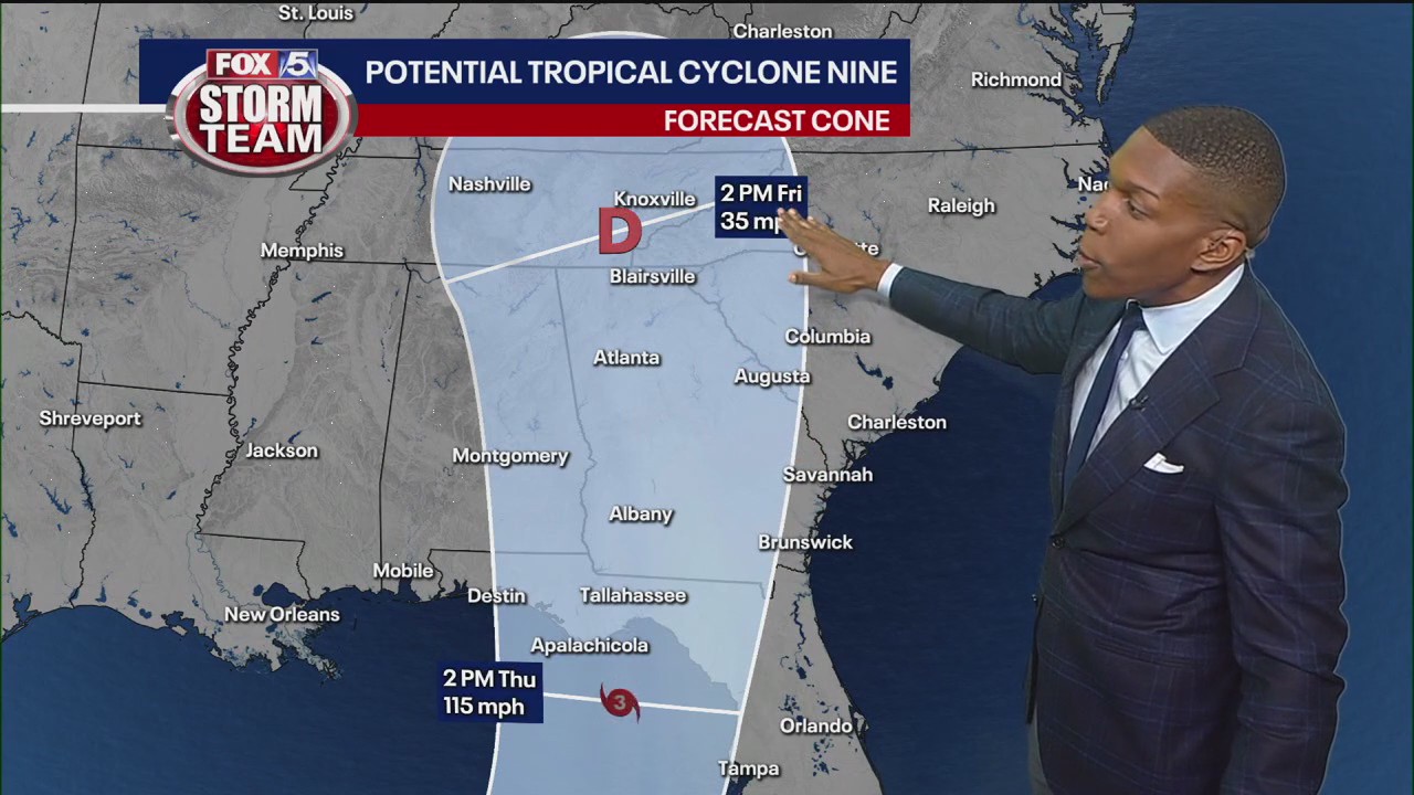 Monday evening forecast