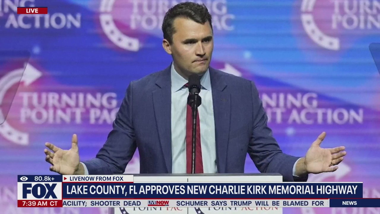 Florida approves new Charlie Kirk memorial highway