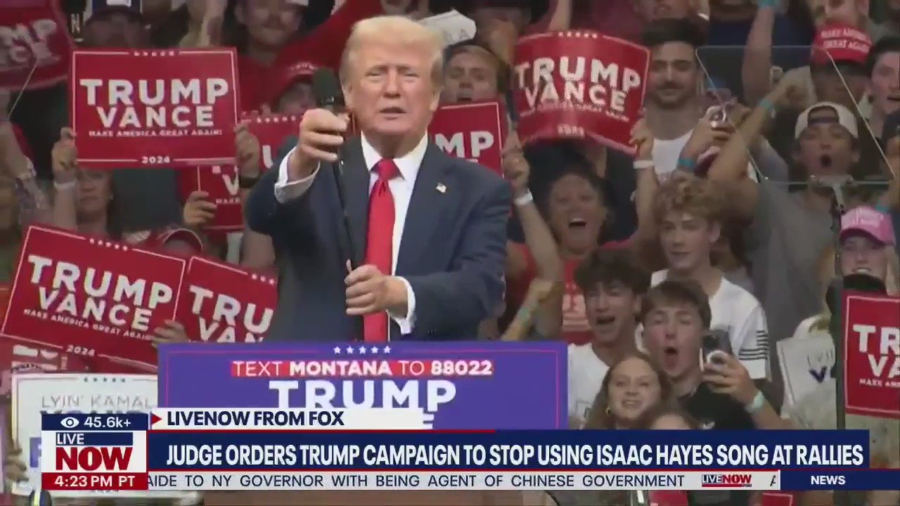 Judge orders Trump to stop using song during rallies