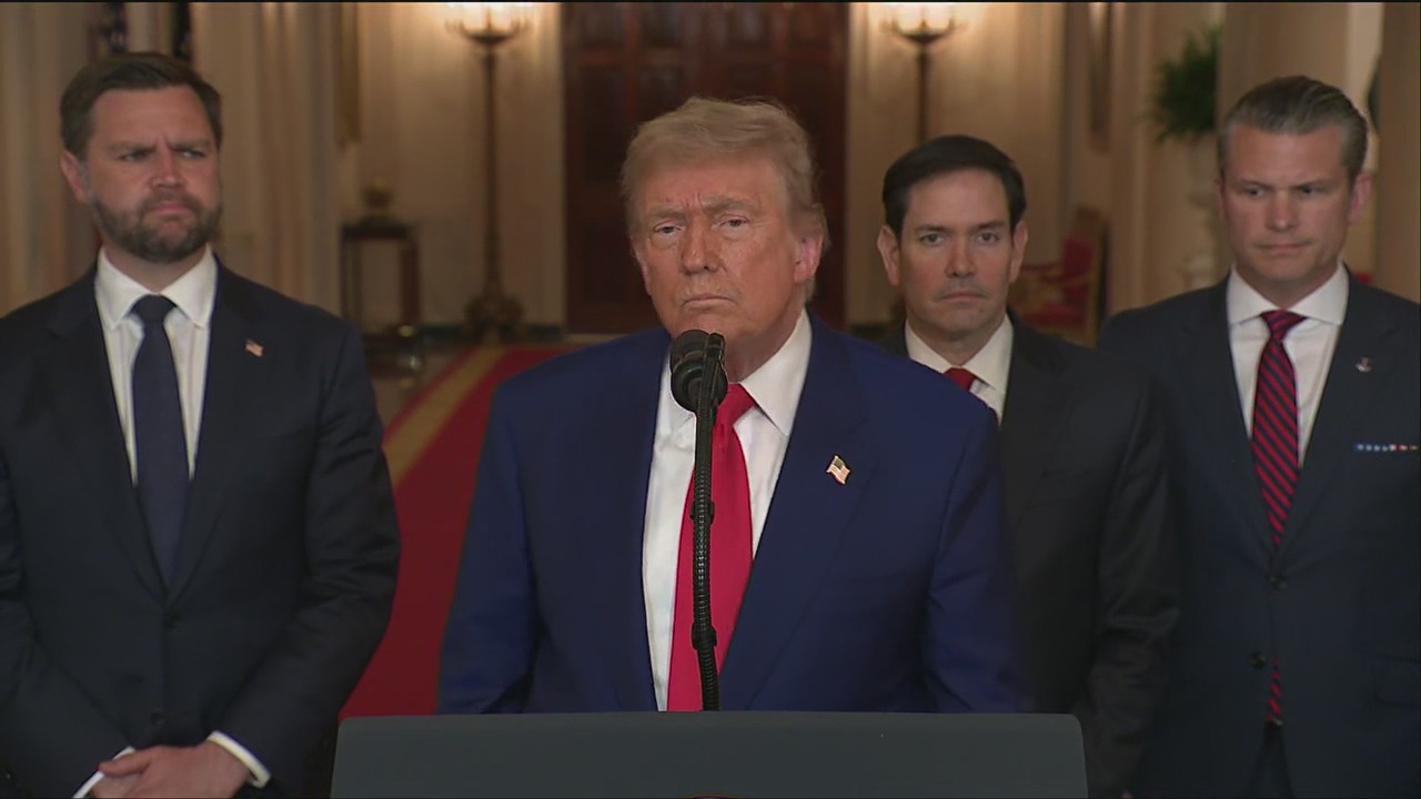 FULL REMARKS: Trump addresses nation after US attack on Iran