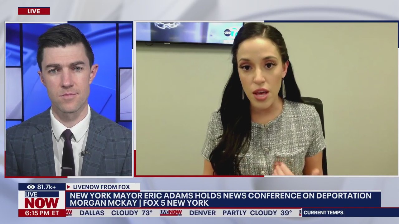 NYC Mayor Eric Adams discusses mass deportations