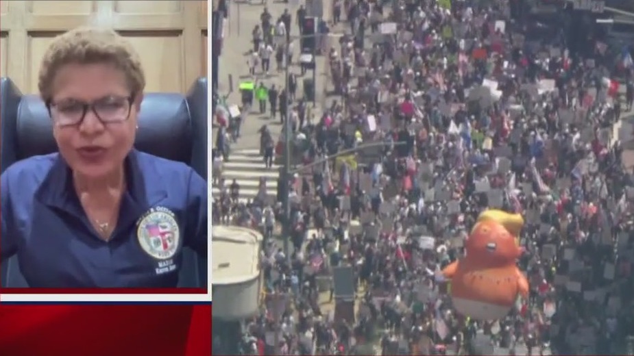 Karen Bass' message after No Kings protests