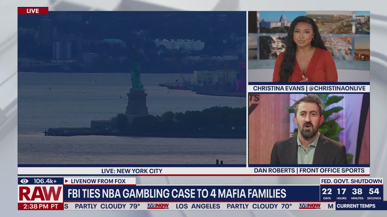 FBI ties NBA gambling case to 4 mafia families