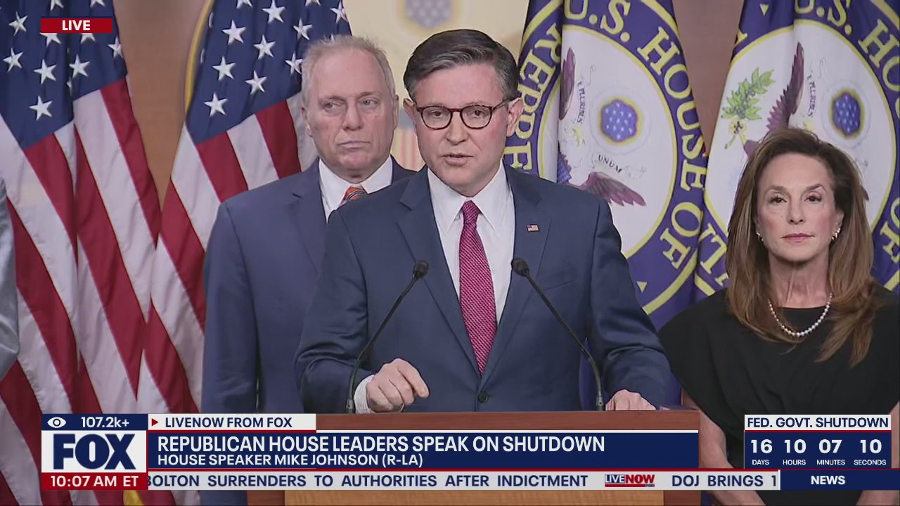 Speaker Johnson on Gov. Shutdown day 17