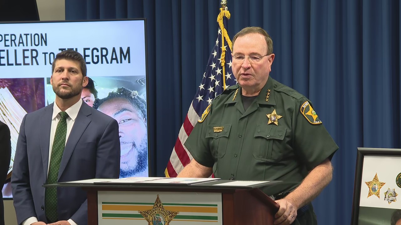 Grady Judd news conference on fraud investigation