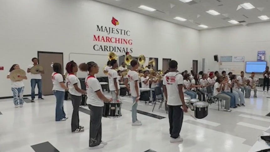 Jonesboro High School marching band prepares for major trips