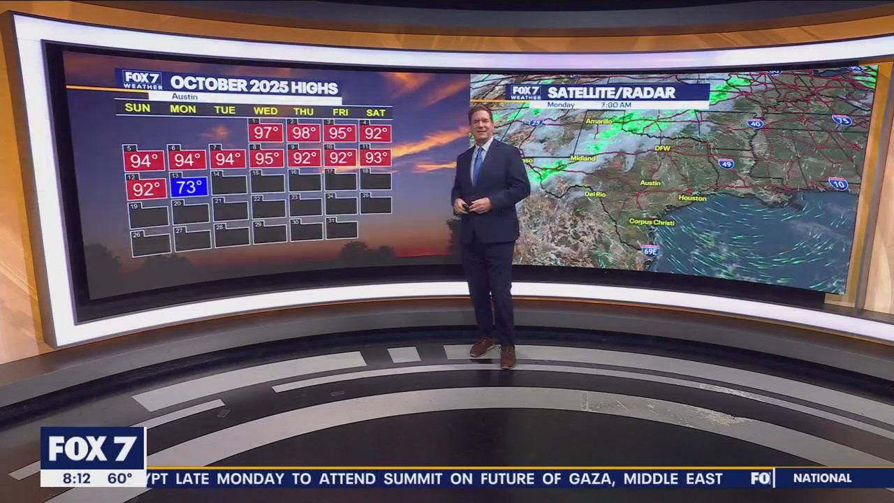 Austin weather: Warmer than average highs continue