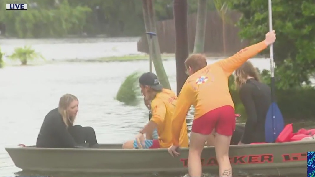Sarasota residents evacuated after Hurricane Debby