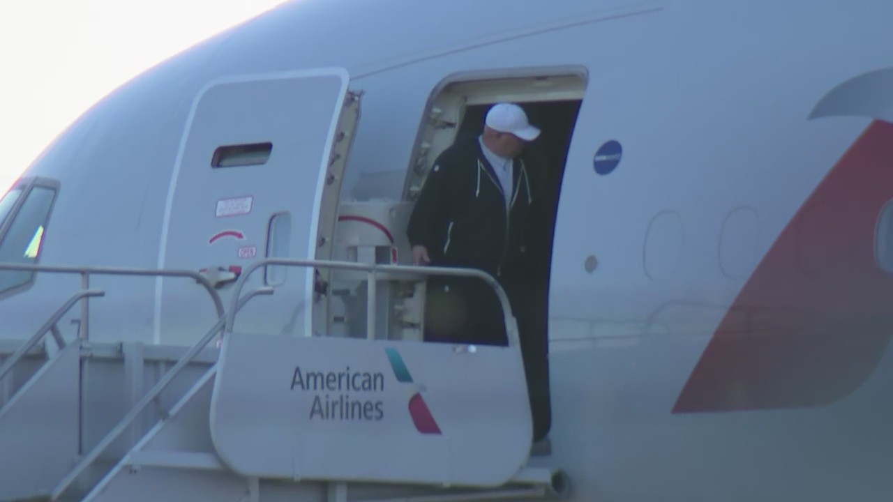 Eagles step foot in Philadelphia after Super Bowl LIX win