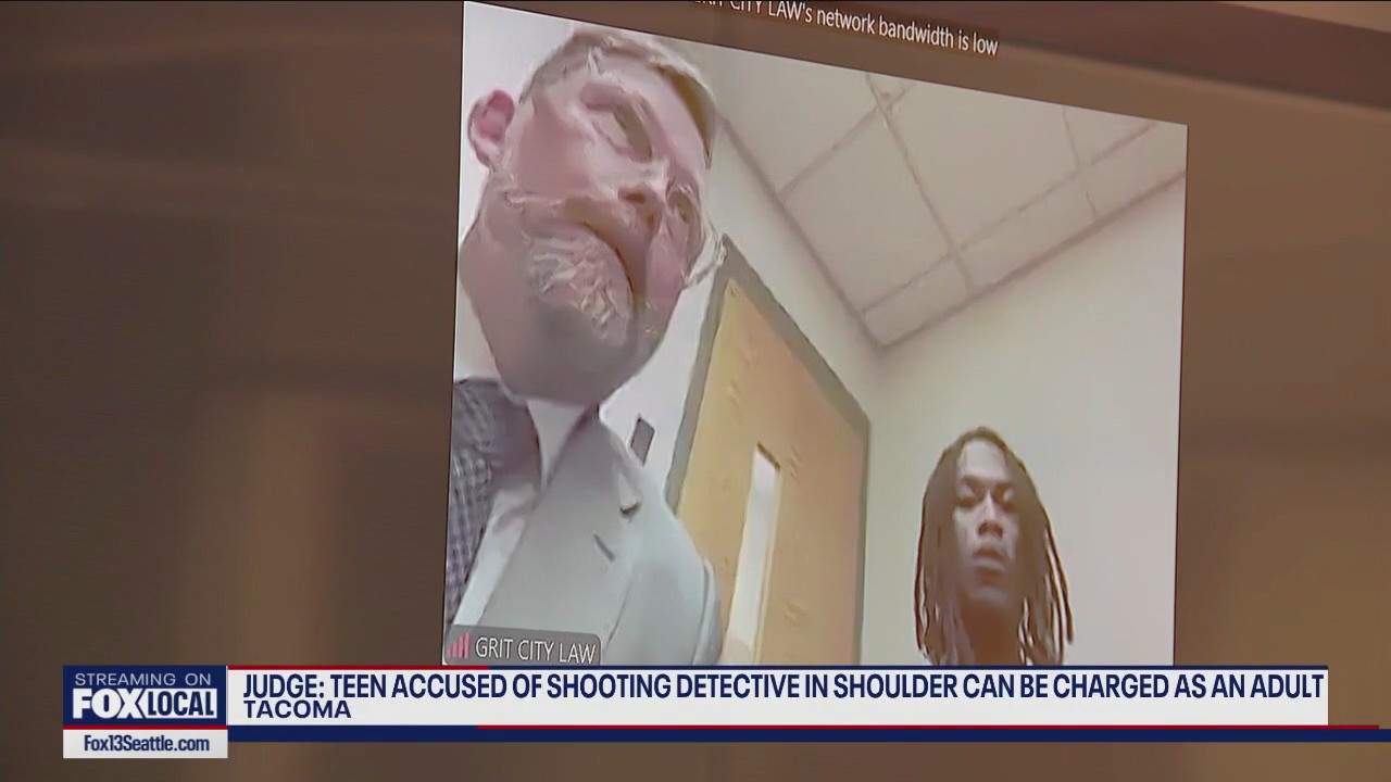 Teen accused of shooting Tacoma police detective to be charged as adult
