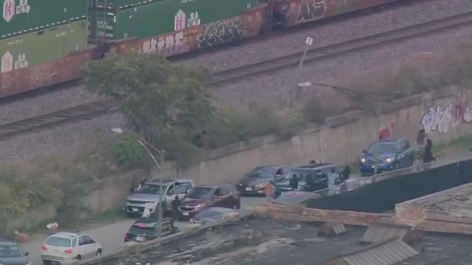 Chicago police called to mob burglarizing train on West Side