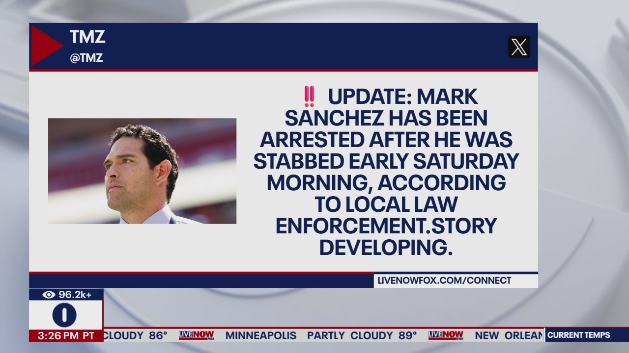 Mark Sanchez arrested after stabbing incident