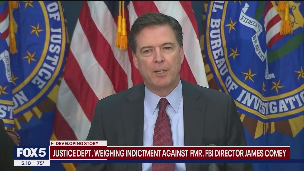 DOJ weighing possible indictment against former FBI Director Comey