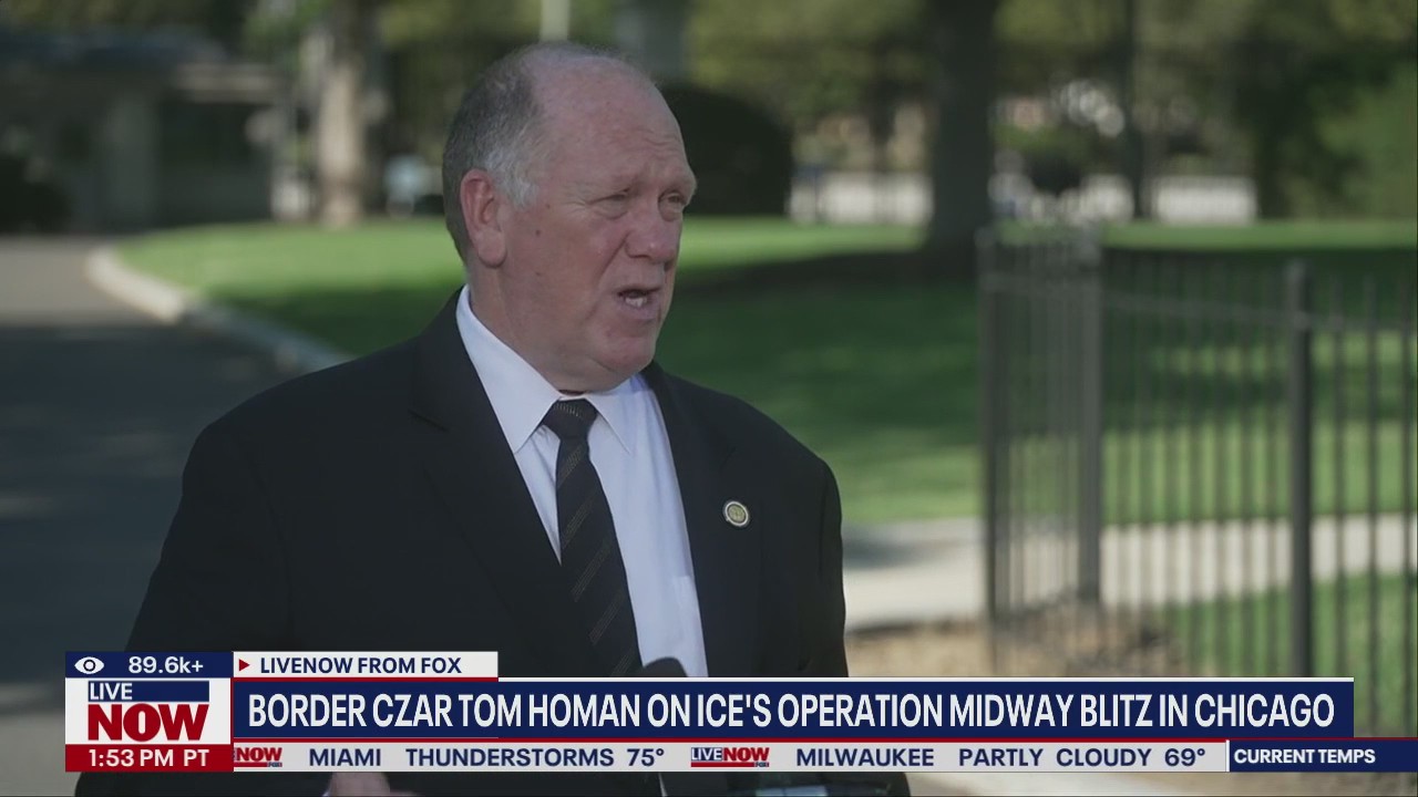 Tom Homan talks ‘Midway Blitz’ operation in Chicago