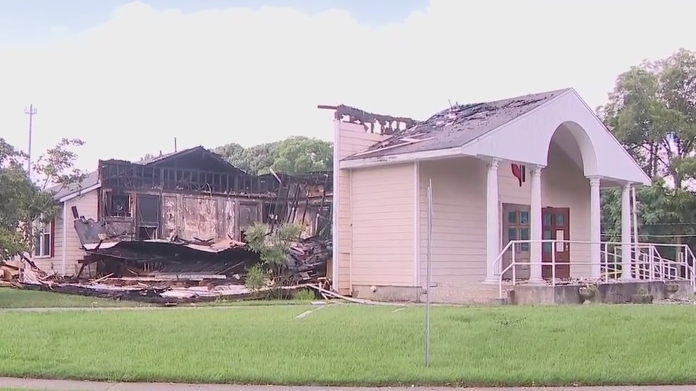Reaction to loss of historic church due to fire