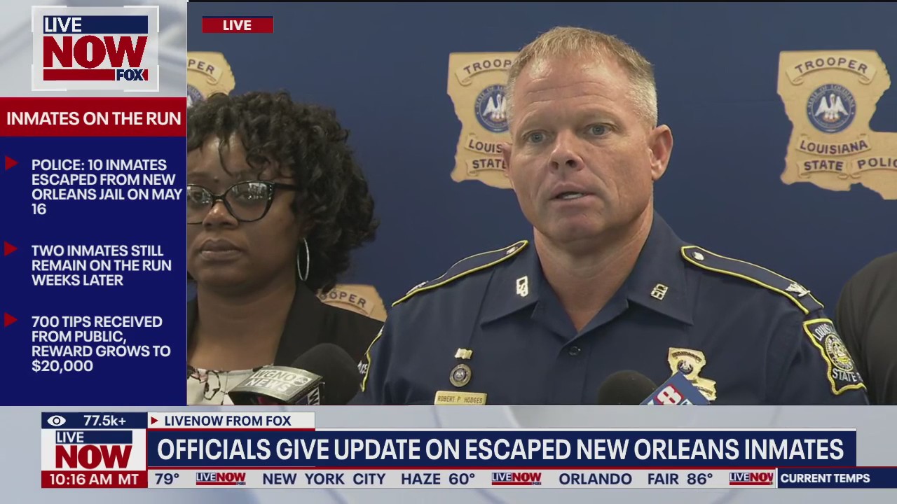 New Orleans escaped inmates remain 'on the run'