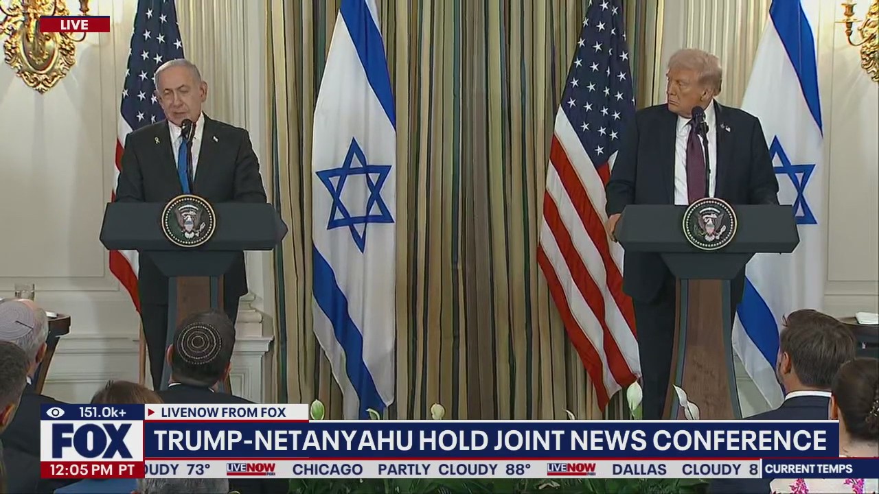 FULL: Trump-Netanyahu remarks on Gaza peace plan