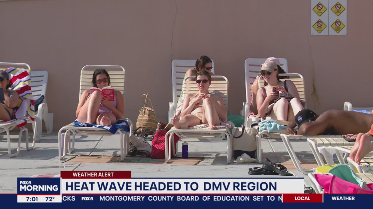 Heat wave headed to DMV region