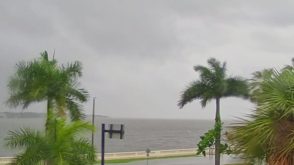 Noon update on hurricane/tropical storm moving into Georgia