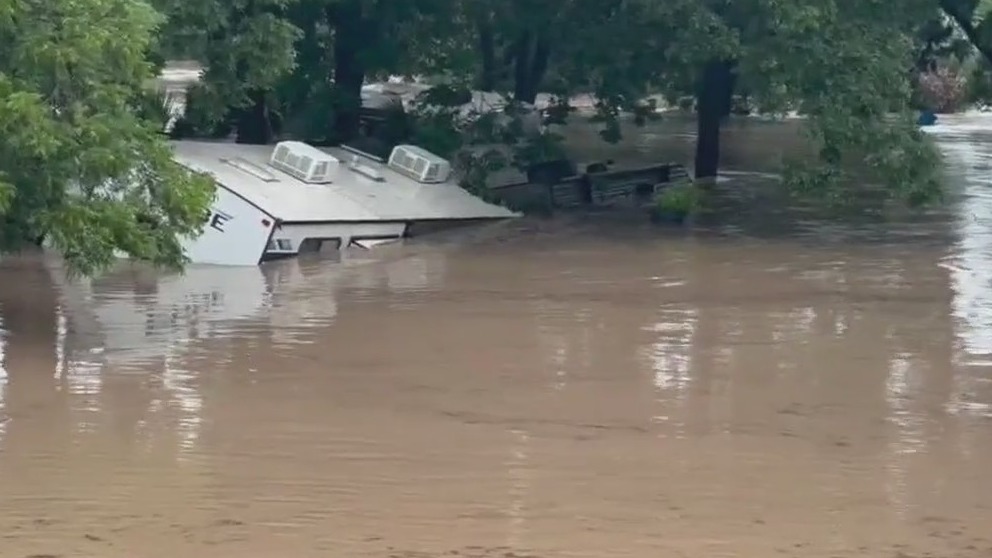 Texas flooding: Georgetown near San Gabriel River