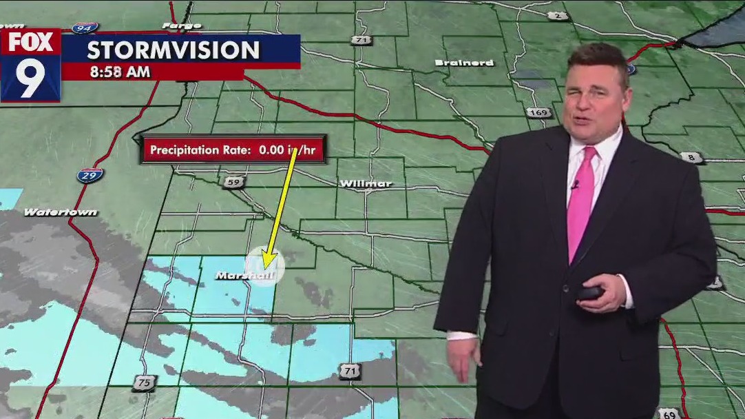 MN weather: Measurable snow in southwest MN Tuesday