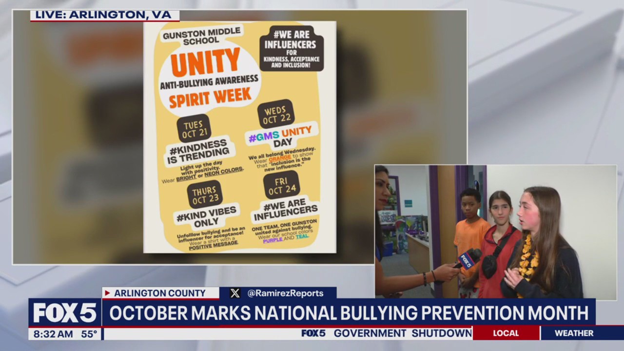 Raising awareness during National Bullying Prevention Month