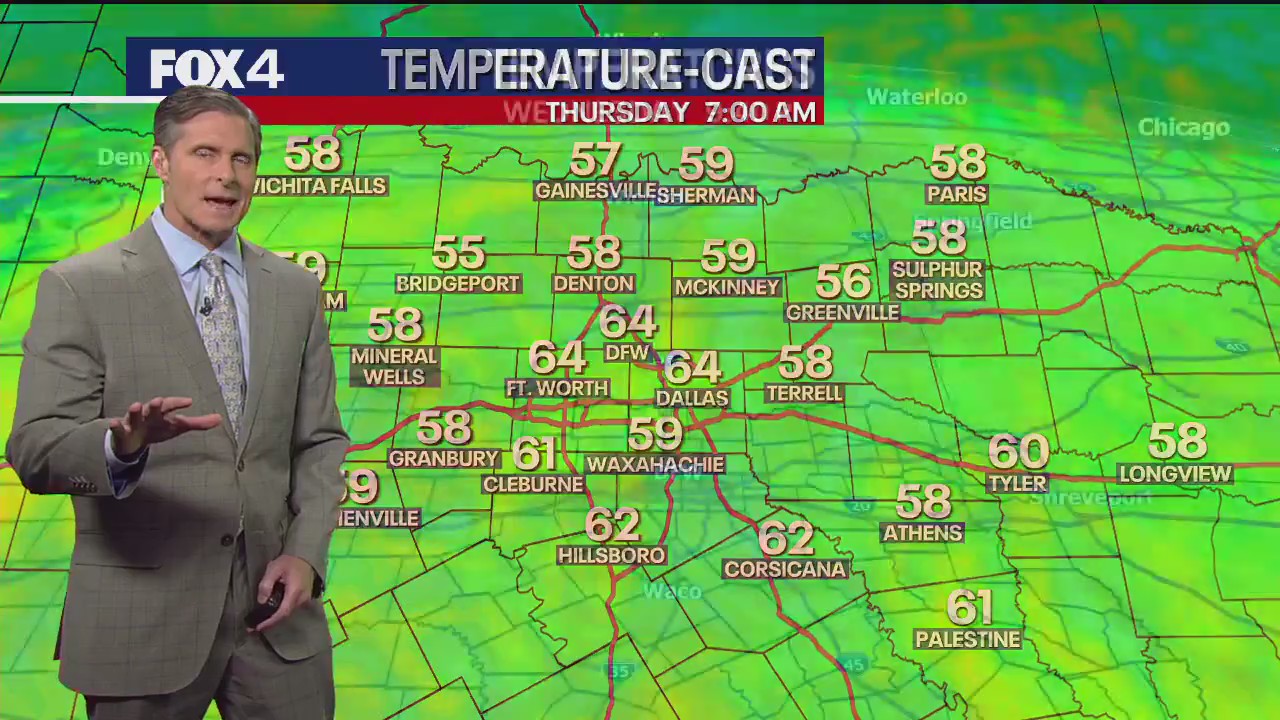 Dallas weather: October 15 overnight forecast
