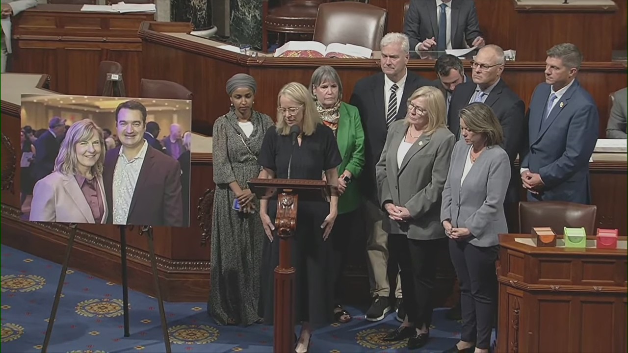 Minnesota lawmakers Hortman moment of silence