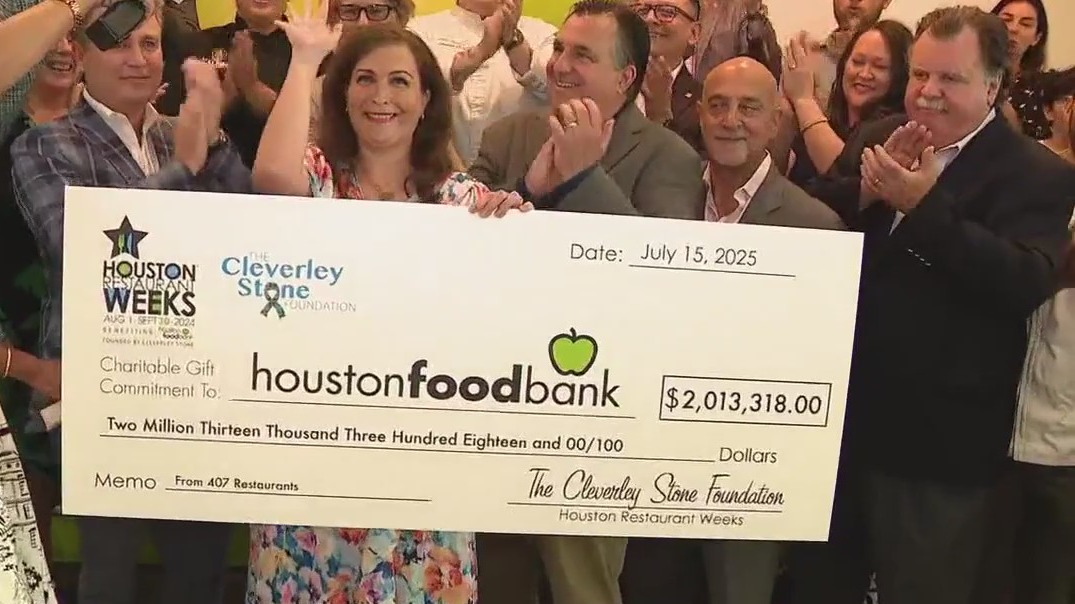 Houston Restaurant Weeks check presentation