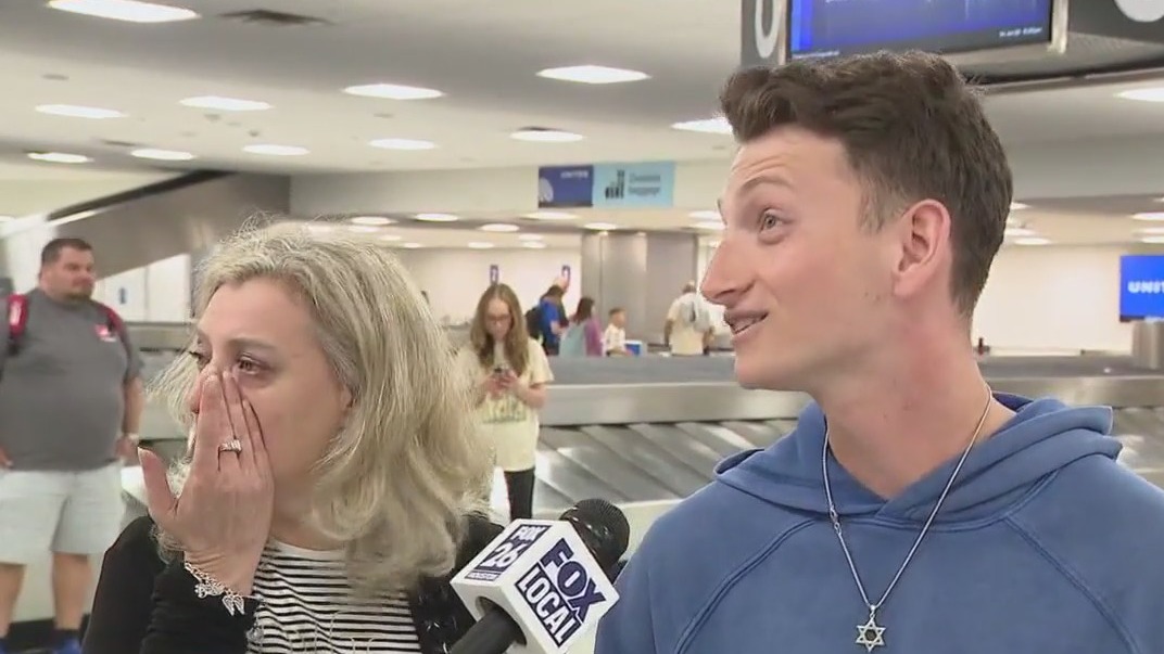 Houston native back home after fleeing Israel during airstrikes