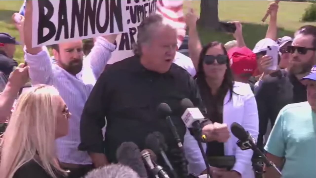 Across America: Steve Bannon reports to prison