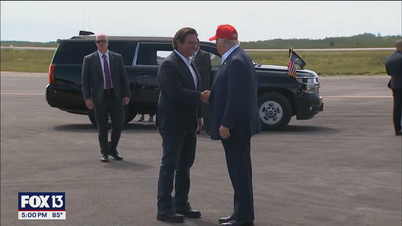President Trump tours 'Alligator Alcatraz'