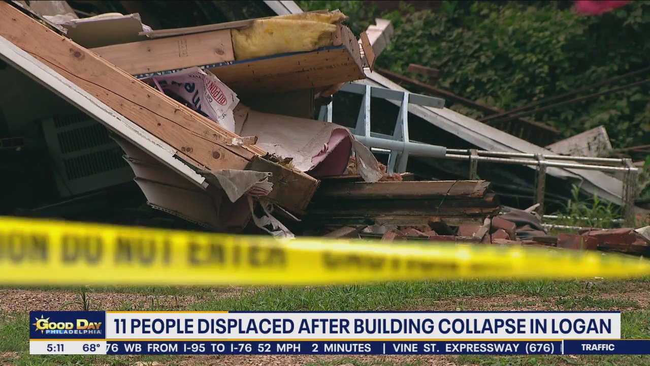 11 people displaced after building collapse in Logan