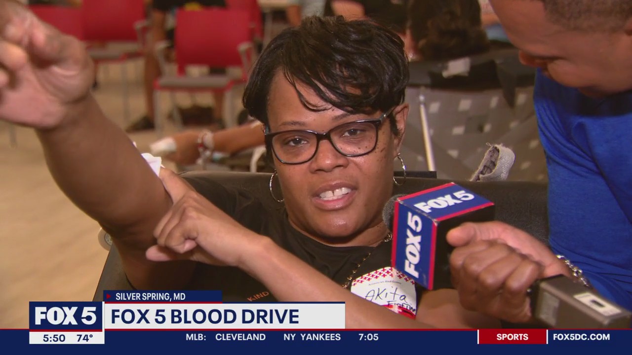 Fox 5 partners with the American Red Cross (Silver Spring)