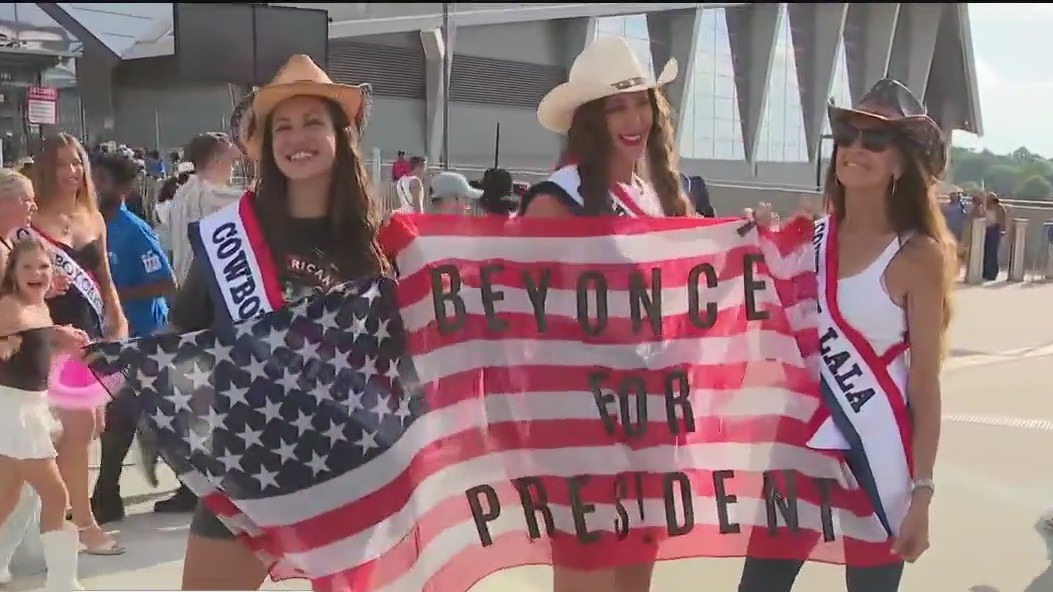 Beyonce for president? BeyHive arrives at Mercedes-Benz Stadium