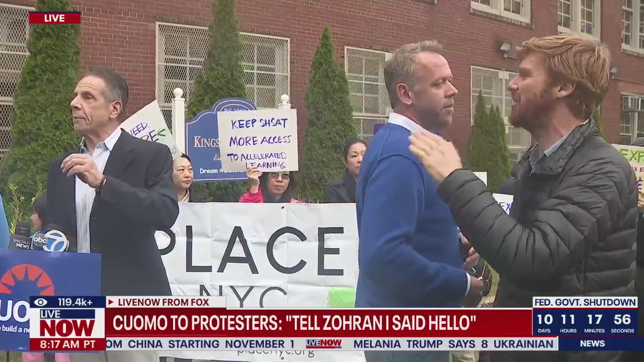 Cuomo heckled for nearly 10 mins straight