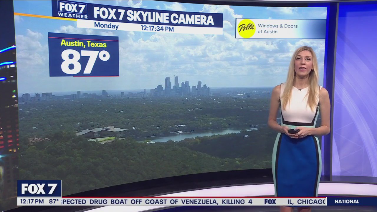 Austin weather: Isolated showers coming?