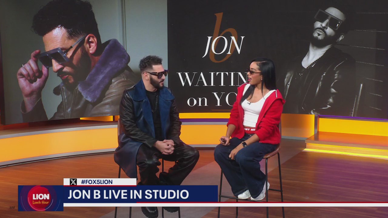 Jon B live in studio