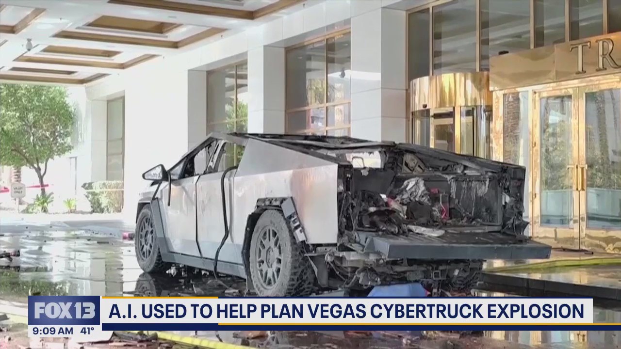 Las Vegas Cybertruck explosion suspect used ChatGPT to plan the attack