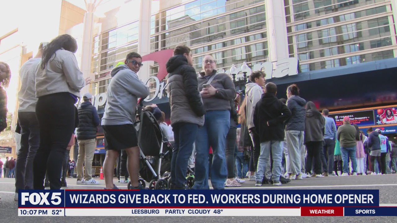 Wizards welcome federal workers amid home opener excitement