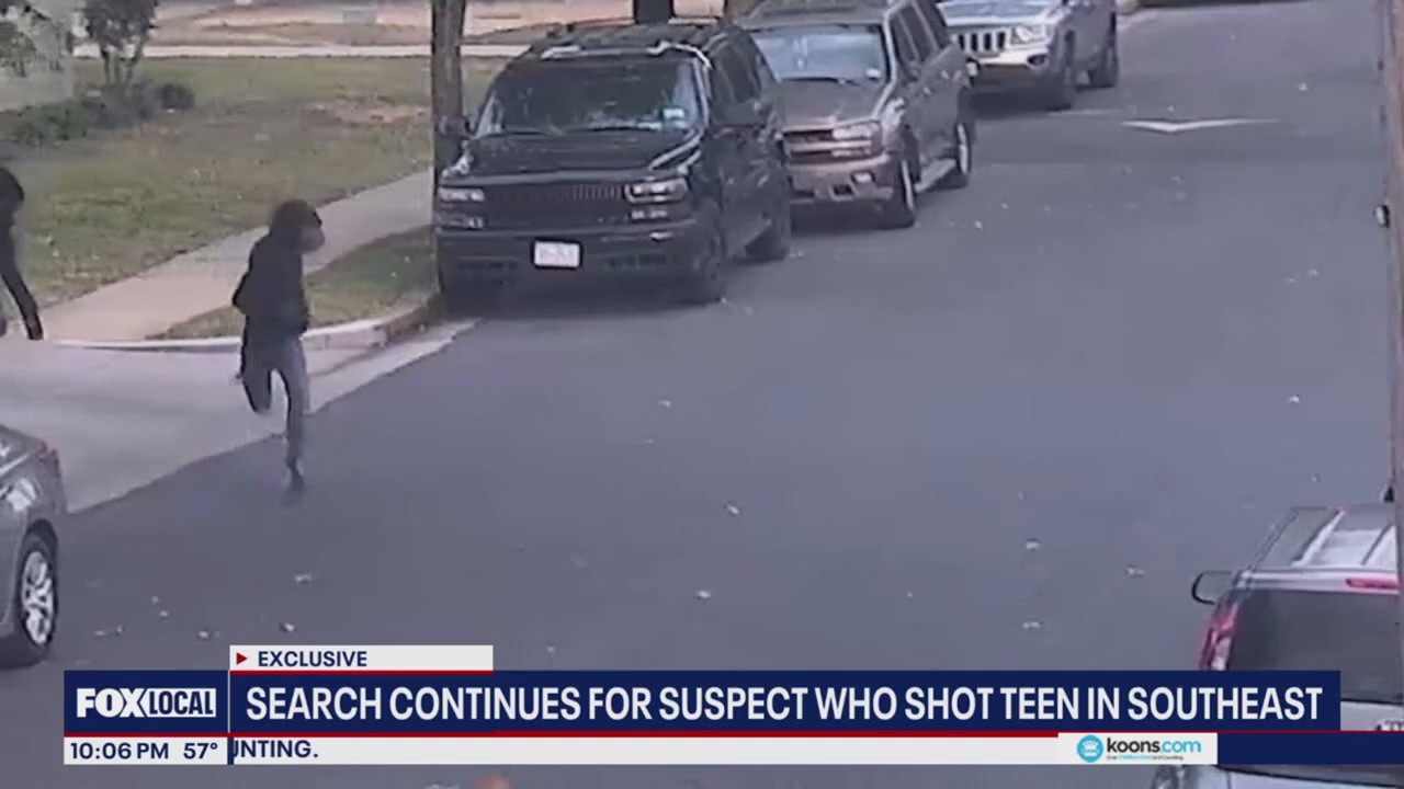 Search continues for suspect who shot teen in Southeast DC