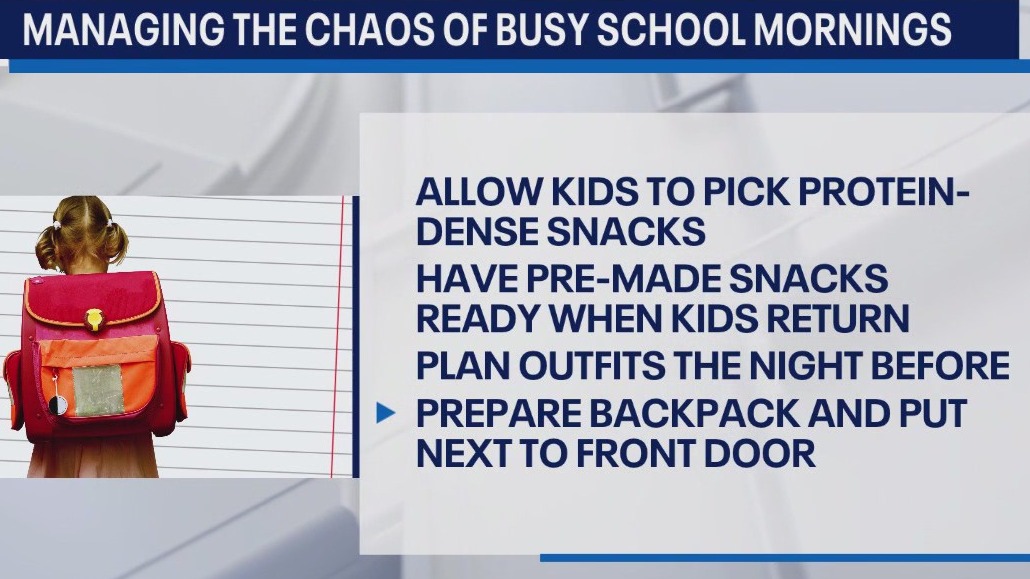 Managing the chaos of busy school mornings