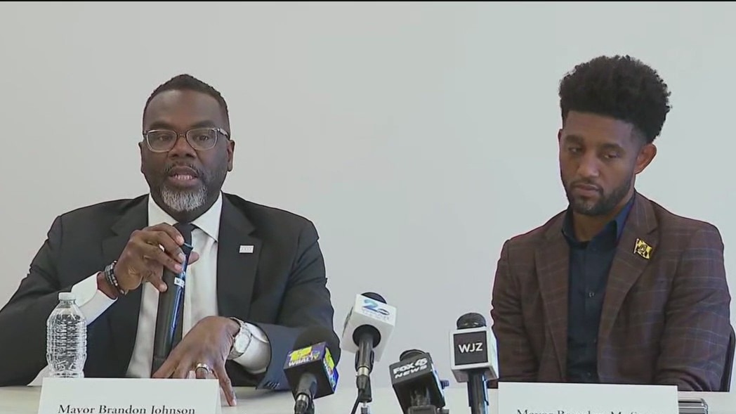 Mayor Johnson attends roundtable in Baltimore, addresses Chicago's crime reduction