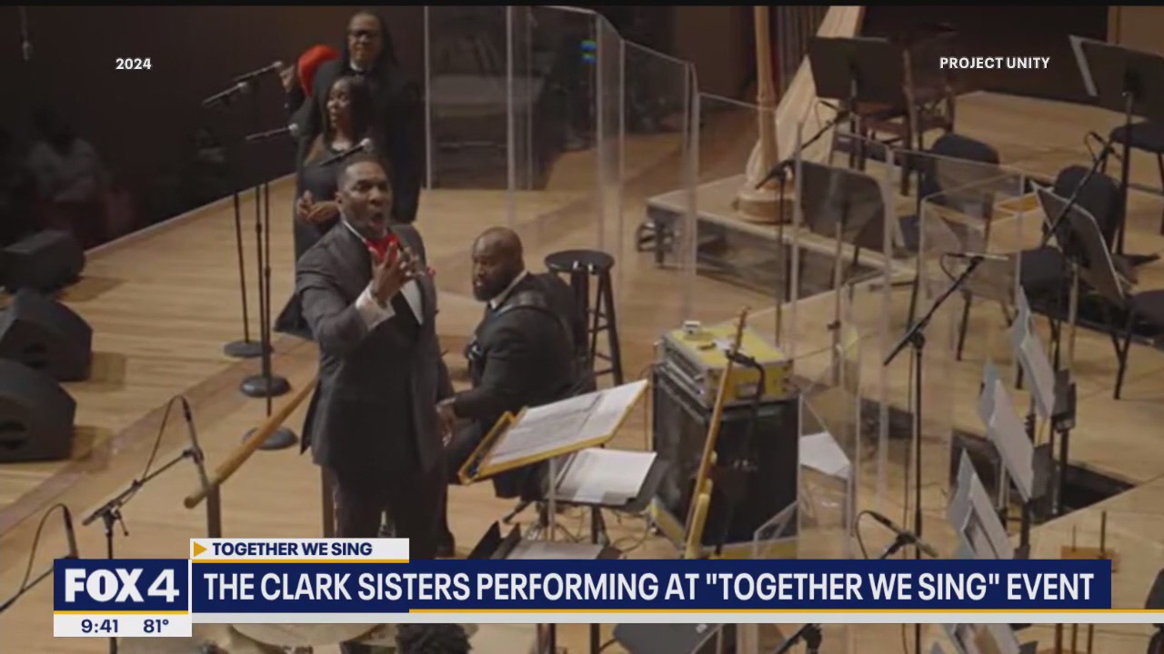 The Clark Sisters performing at "Together We Sing" event