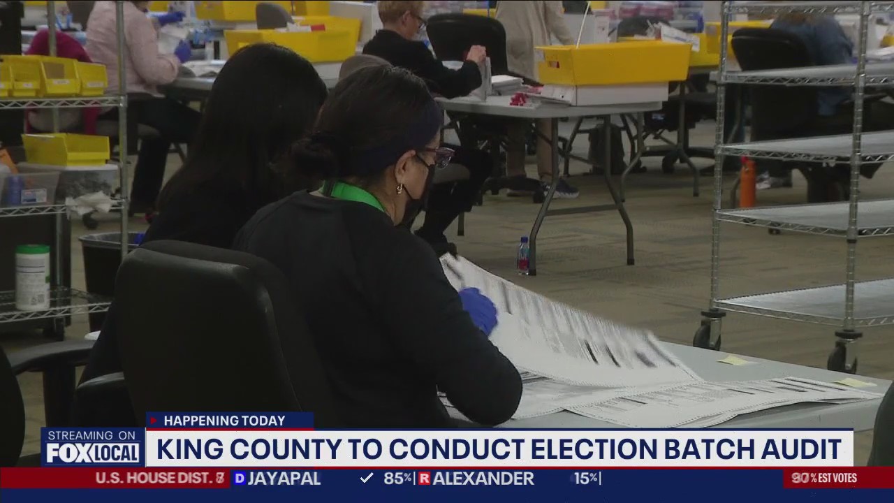 King County batch audit underway for 2024 election