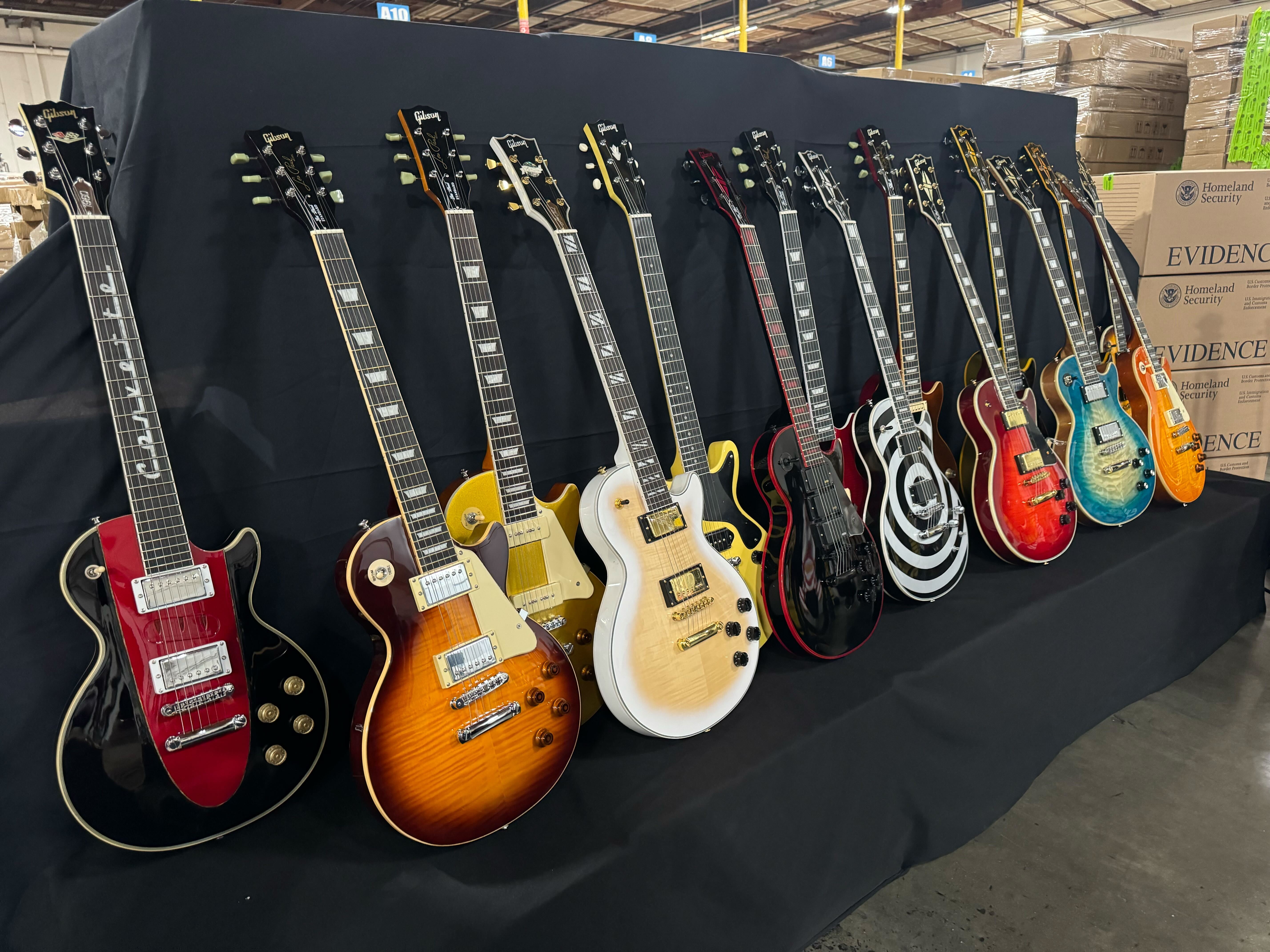 3,000+ fake Gibson electric guitars seized