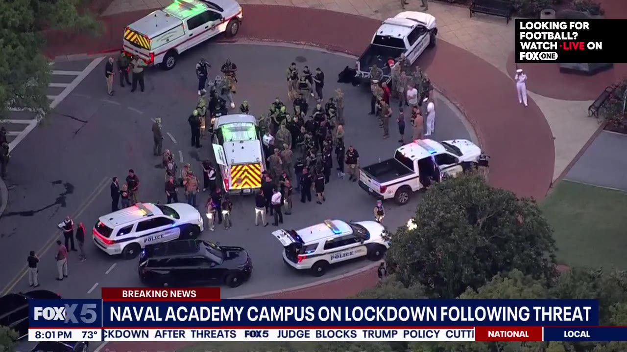 U.S. Naval Academy goes on lockdown