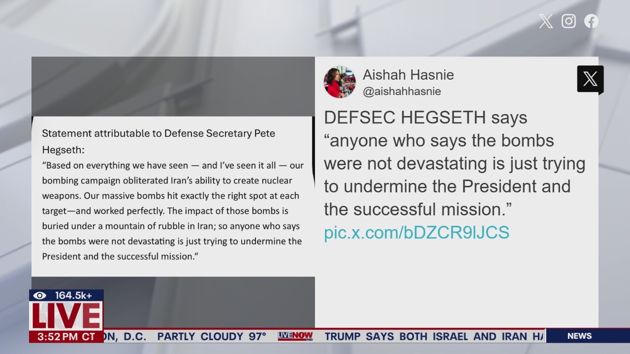 REPORT: US did not destroy Iran nuclear material