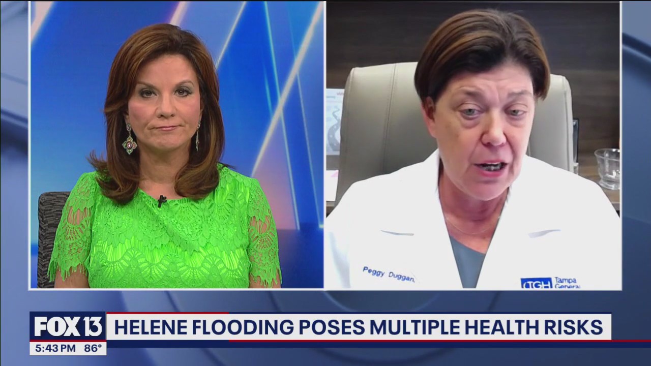 Helene flooding poses multiple health risks