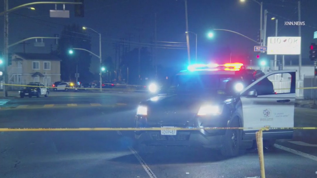 2 LAPD officers struck by gunfire